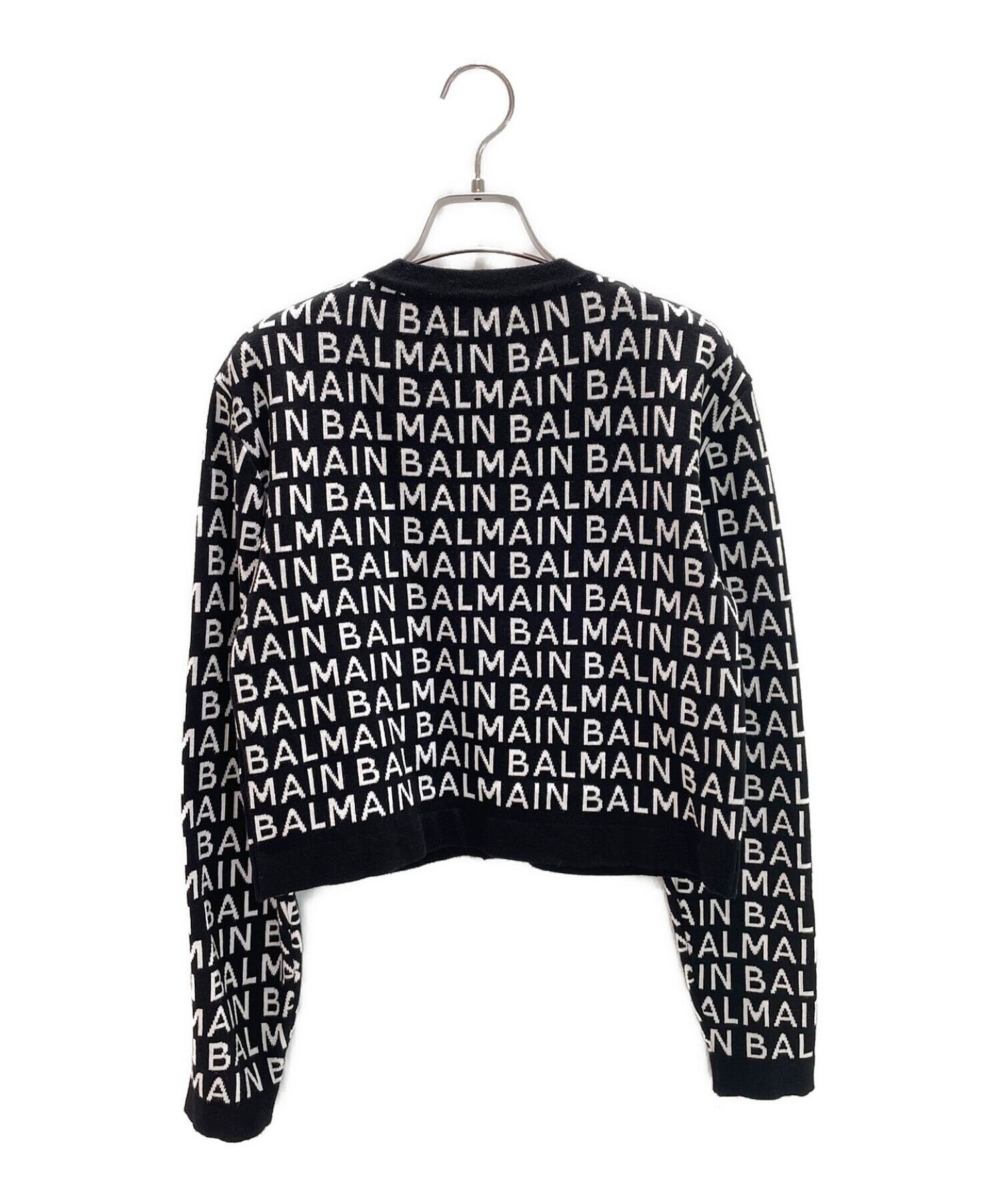 BALMAIN (バルマン) ロゴカーディガン ブラック サイズ:14A
