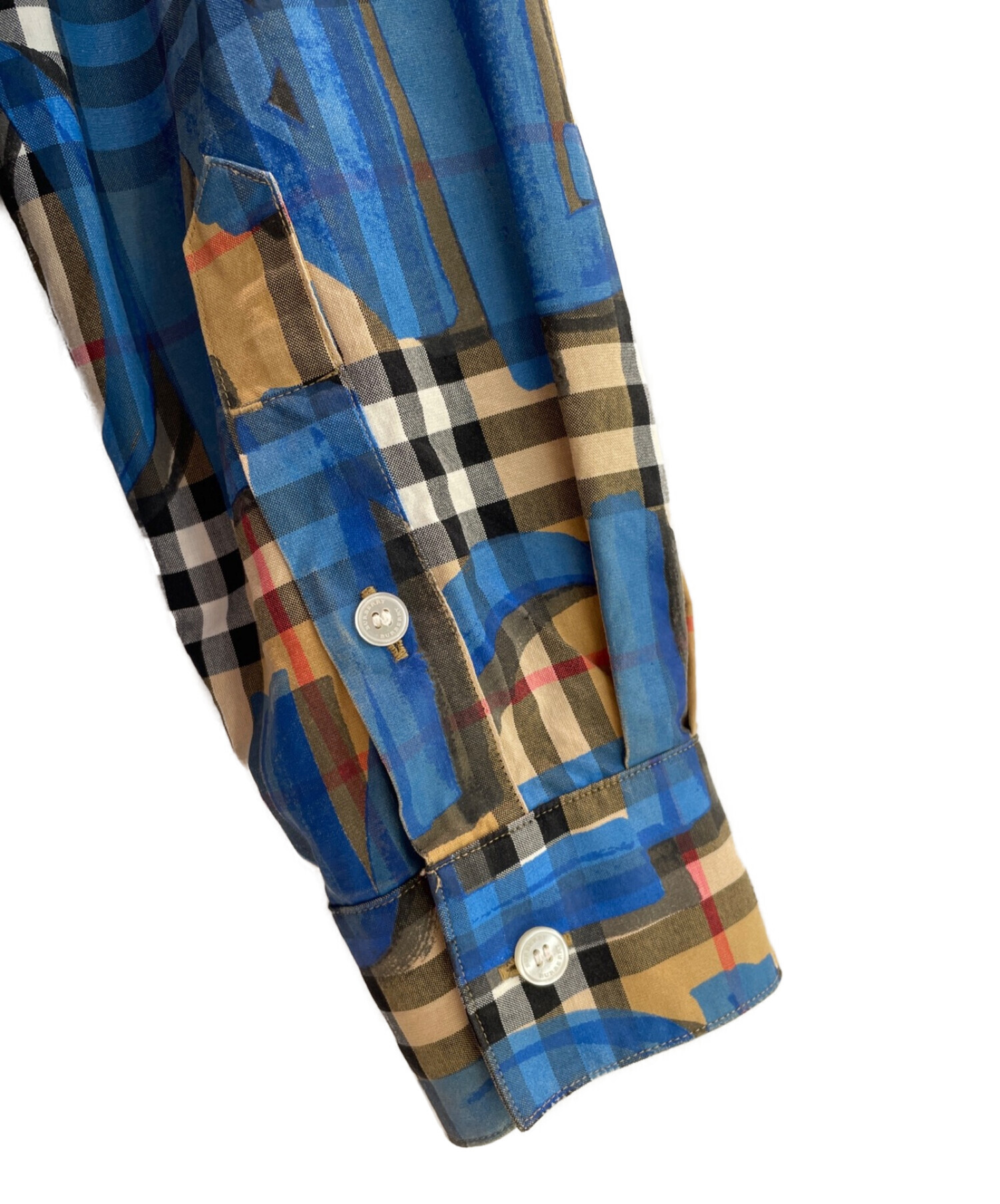 中古・古着通販】BURBERRY (バーバリー) Graffiti Print Vintage Check