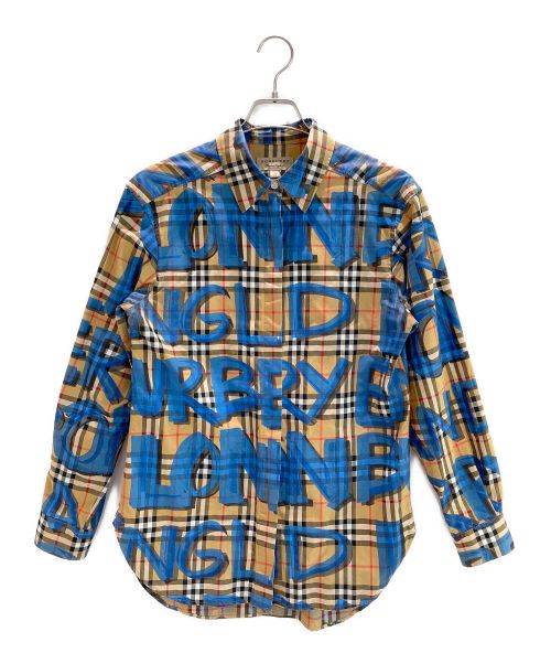 中古・古着通販】BURBERRY (バーバリー) Graffiti Print Vintage Check