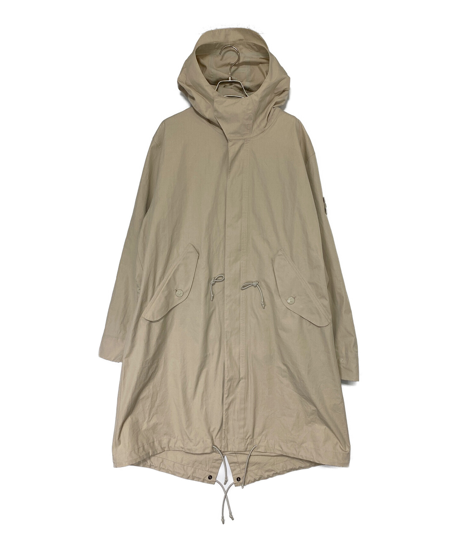 STONE ISLAND (ストーンアイランド) GHOST PIECE コットンベンタイルフィールドコート ベージュ サイズ:XL