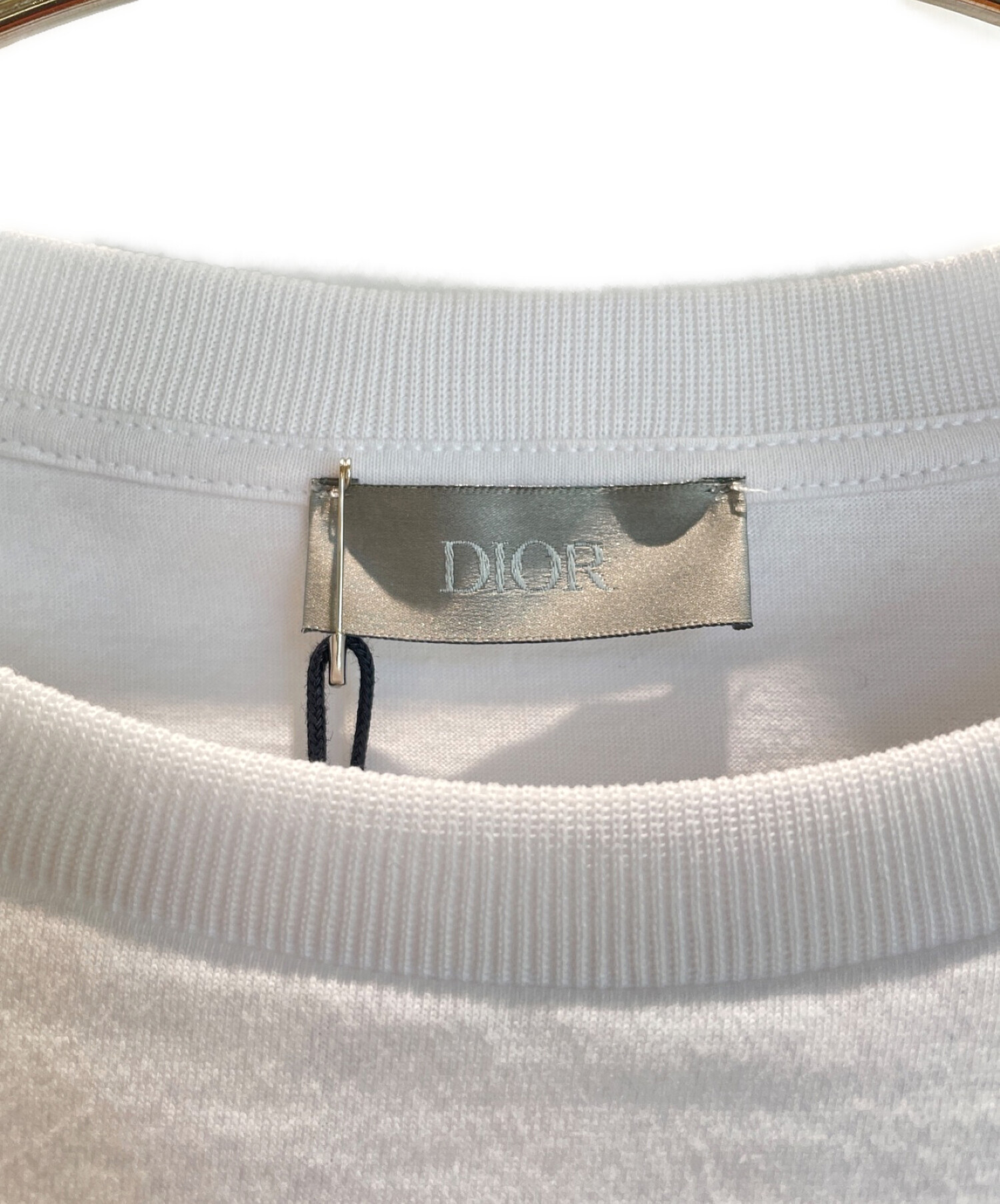 DIOR HOMME (ディオール オム) ビジターパッチ 半袖Ｔシャツ ホワイト サイズ:S 未使用品