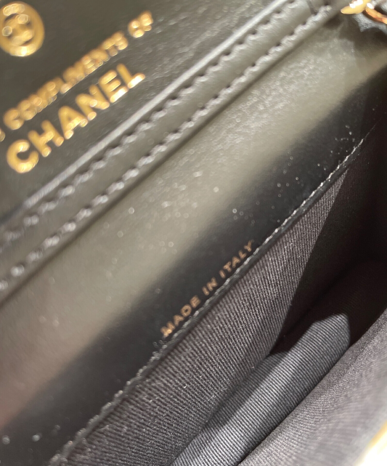 中古・古着通販】CHANEL (シャネル) チェッカーフラッグショルダーケース ベージュ×ブラック サイズ:12｜ブランド・古着通販 トレファク公式【TREFAC  FASHION】スマホサイト