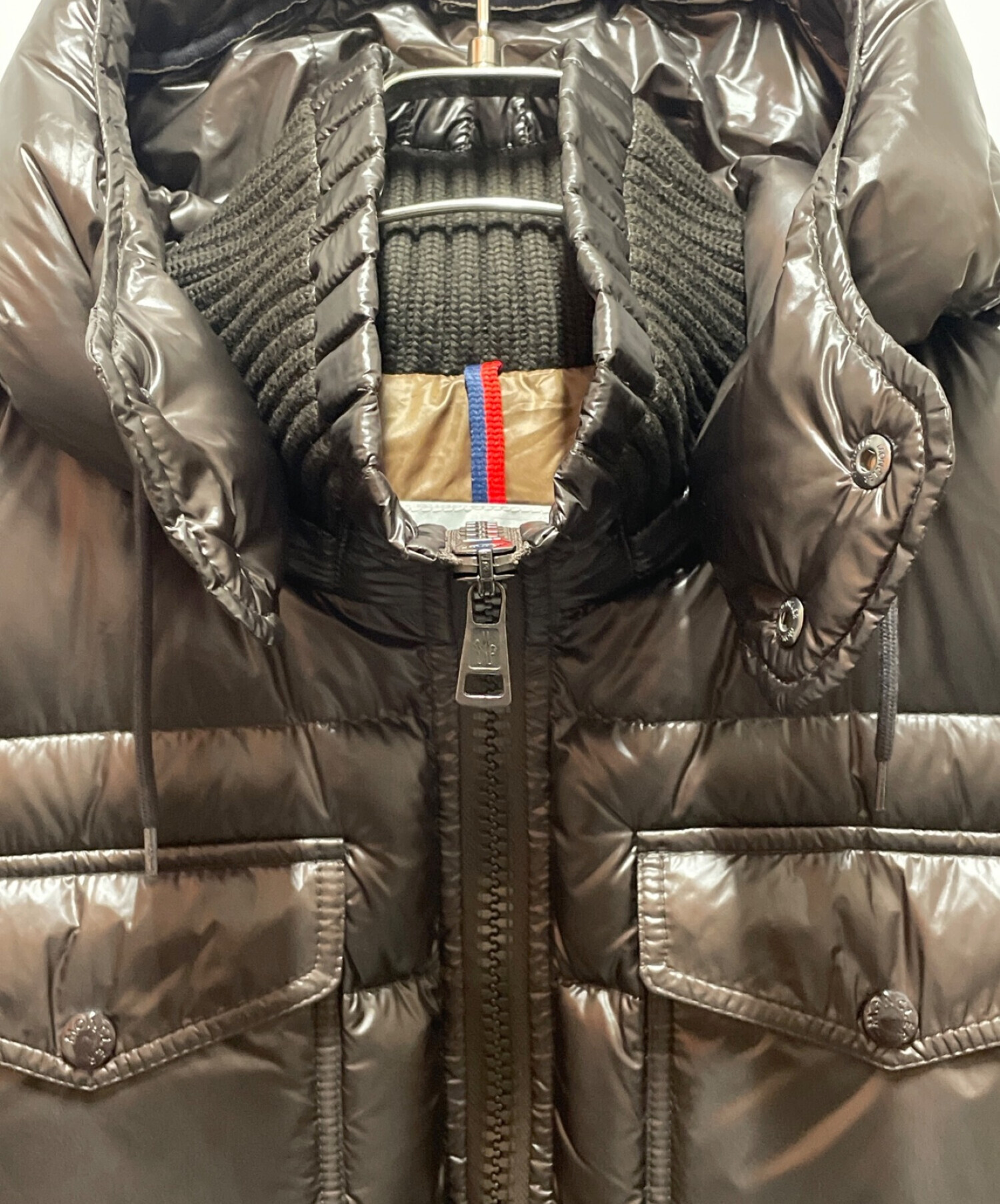 MONCLER (モンクレール) FEDOR/ダウンジャケット ブラウン サイズ:3