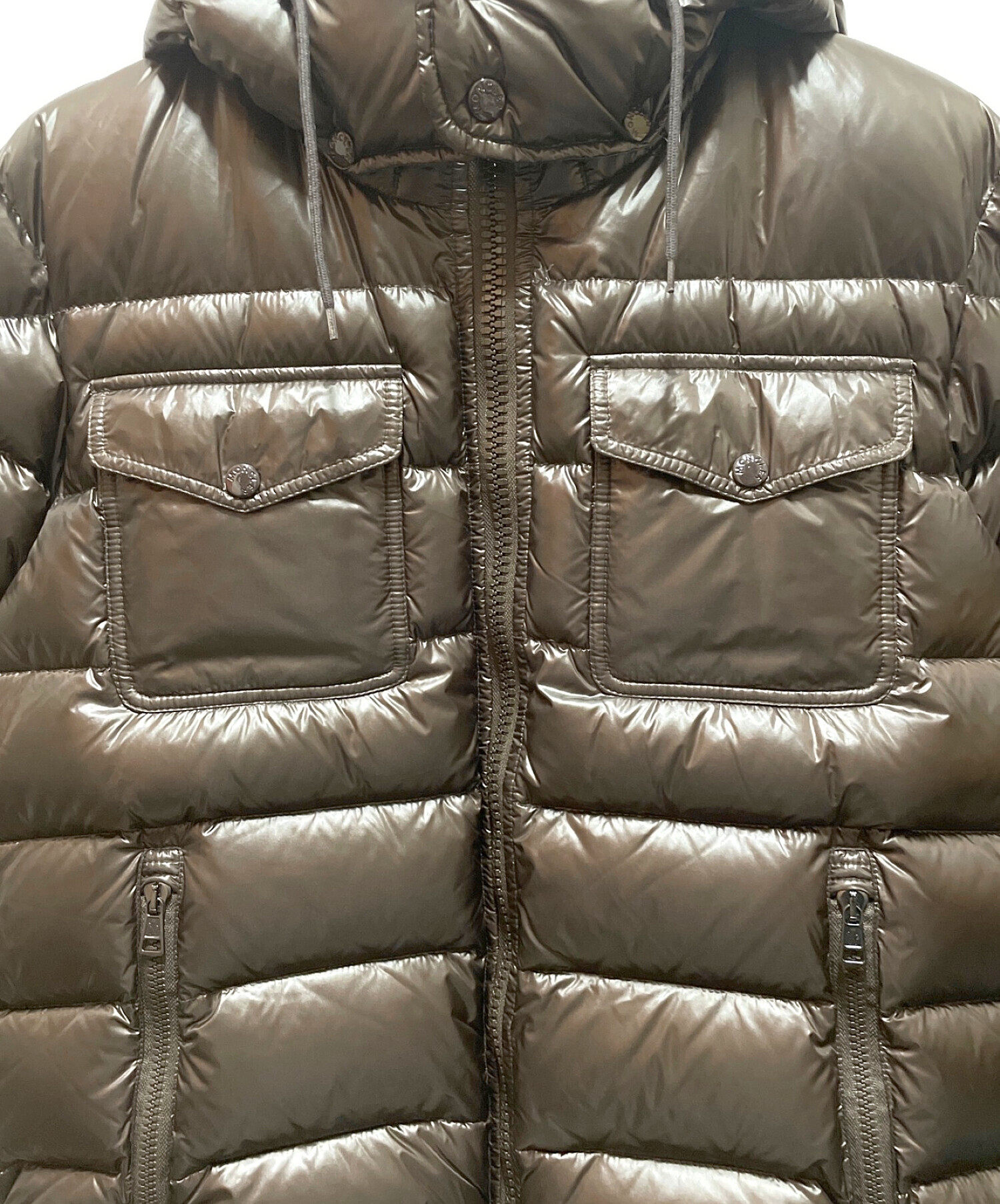 MONCLER (モンクレール) FEDOR/ダウンジャケット ブラウン サイズ:3