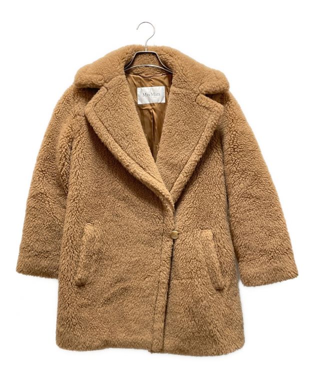 中古・古着通販】MaxMara (マックスマーラ) テディベア ショートコート ブラウン サイズ:34｜ブランド・古着通販  トレファク公式【TREFAC FASHION】スマホサイト