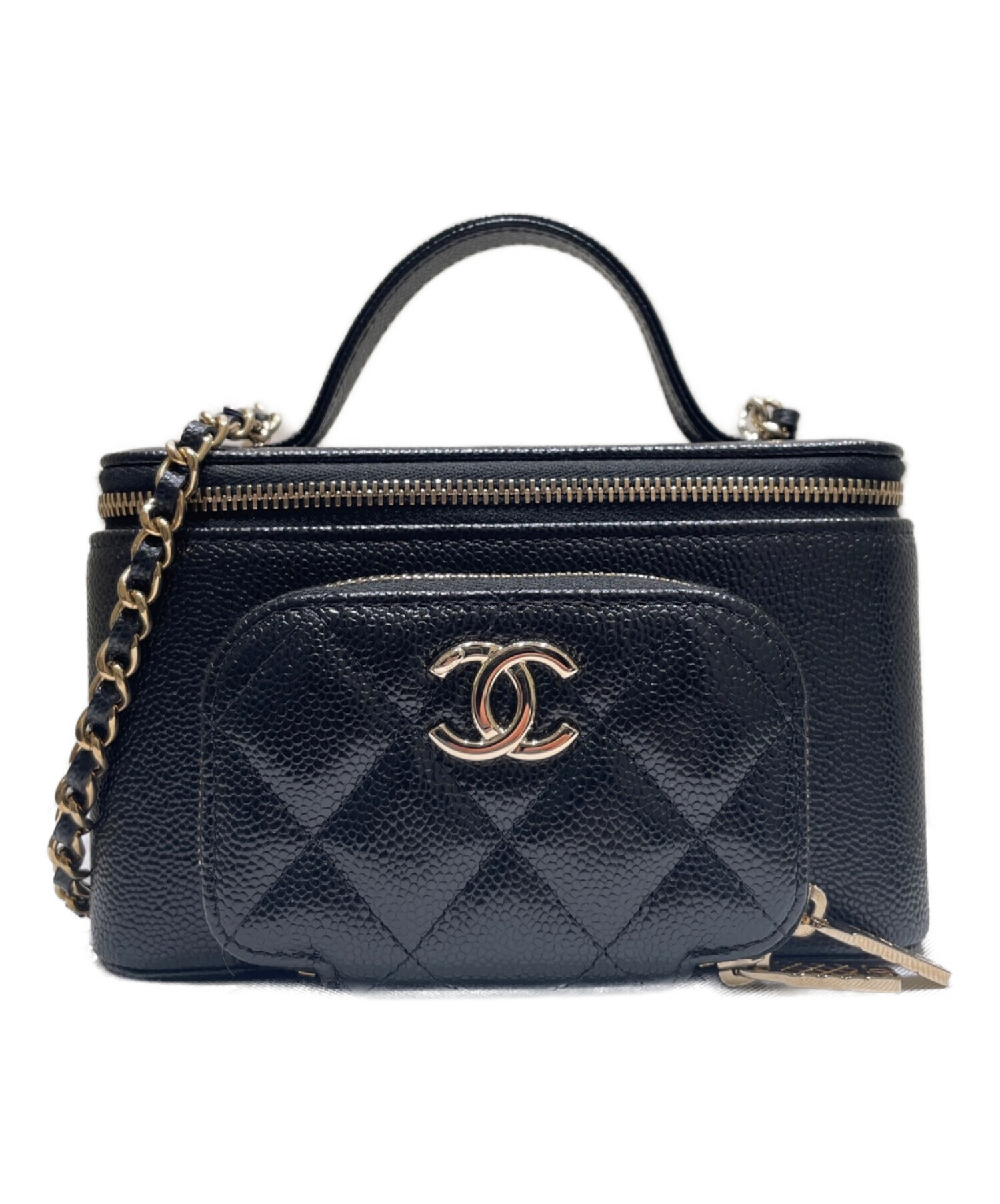 中古・古着通販】CHANEL (シャネル) ミニヴァニティショルダーバッグ