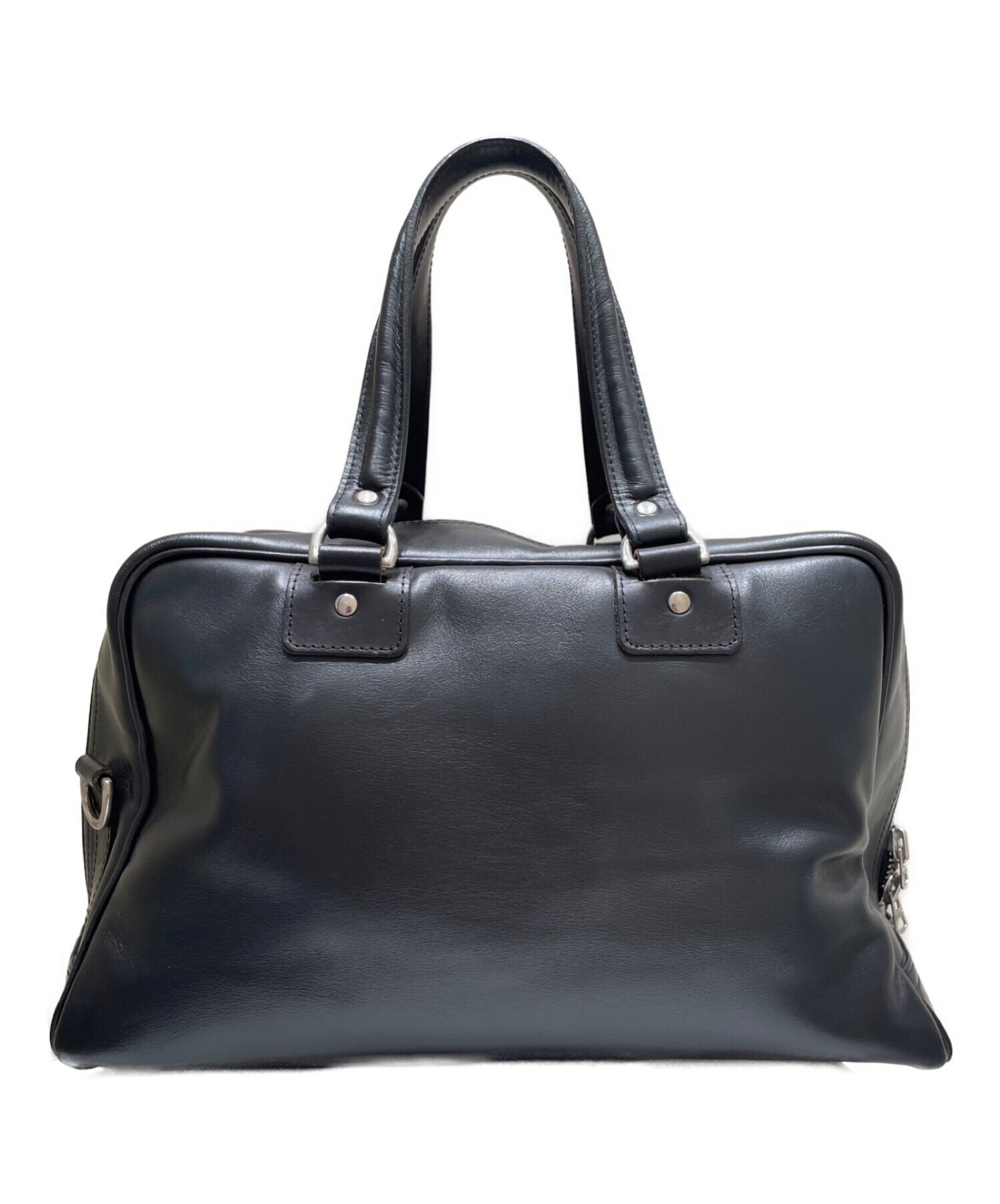 Lewis Leathers (ルイスレザース) LEATHER BOSTON BAG ブラック サイズ:-