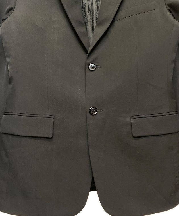 Dior (ディオール) シングルテーラードジャケット ブラック サイズ:44