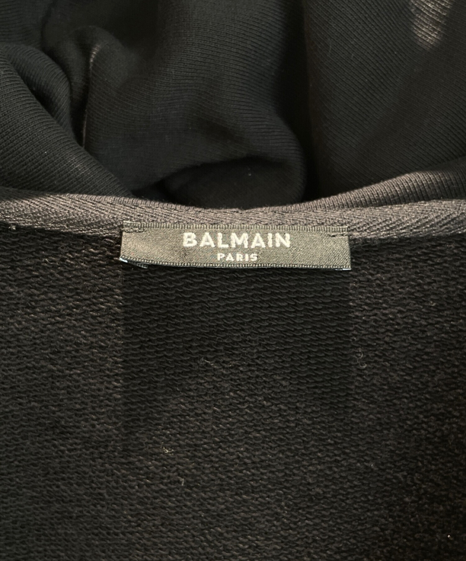 オンラインショップ】 BALMAIN バルマン ジップアップパーカー 裏起毛