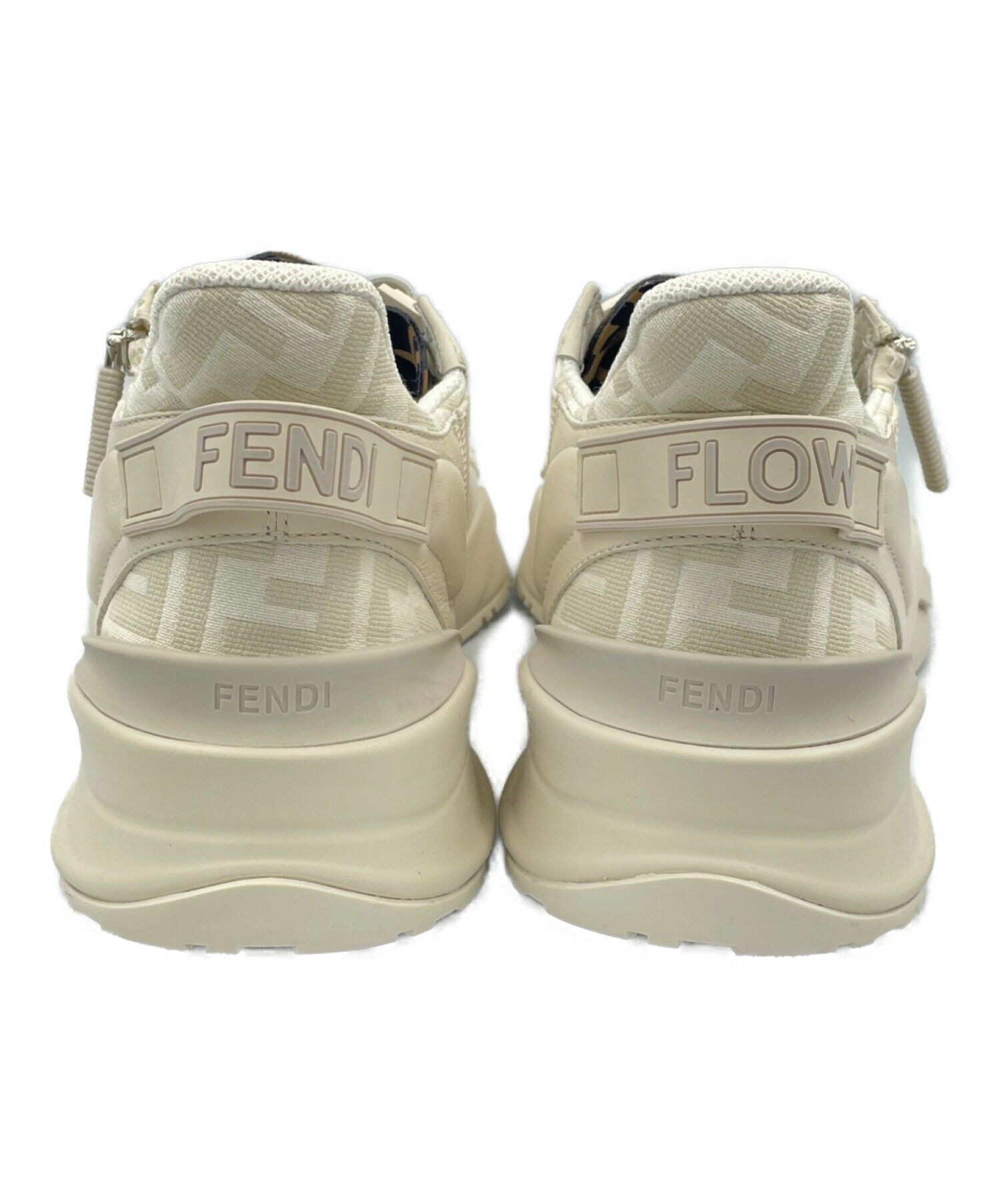 FENDI (フェンディ) FLOW スニーカー アイボリー サイズ:8