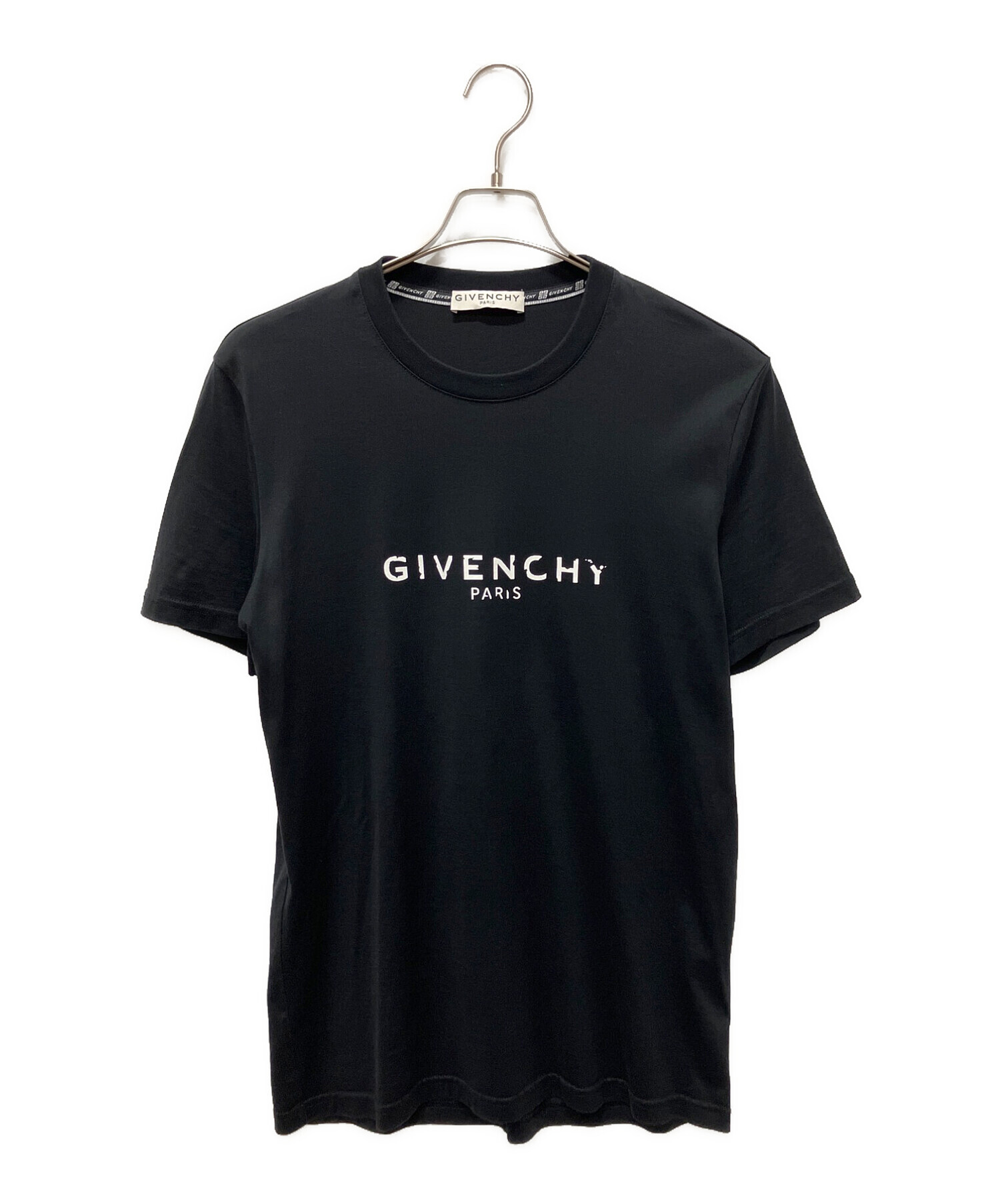 中古・古着通販】GIVENCHY (ジバンシィ) ロゴプリントTシャツ ブラック 