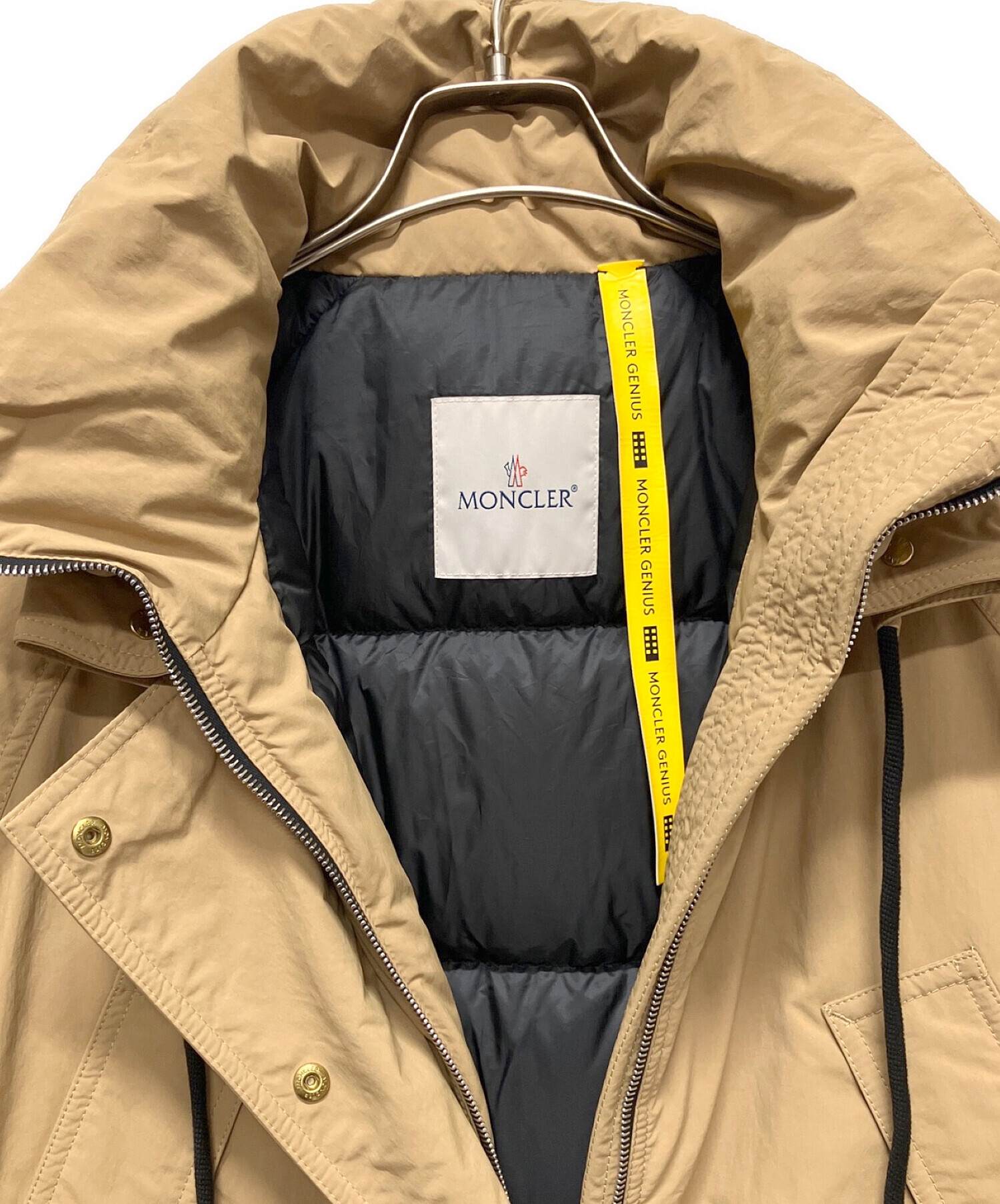 MONCLER GENIUS (モンクレール ジーニアス) Landis/ロングダウンコート ベージュ サイズ:0（JPサイズ：7号）