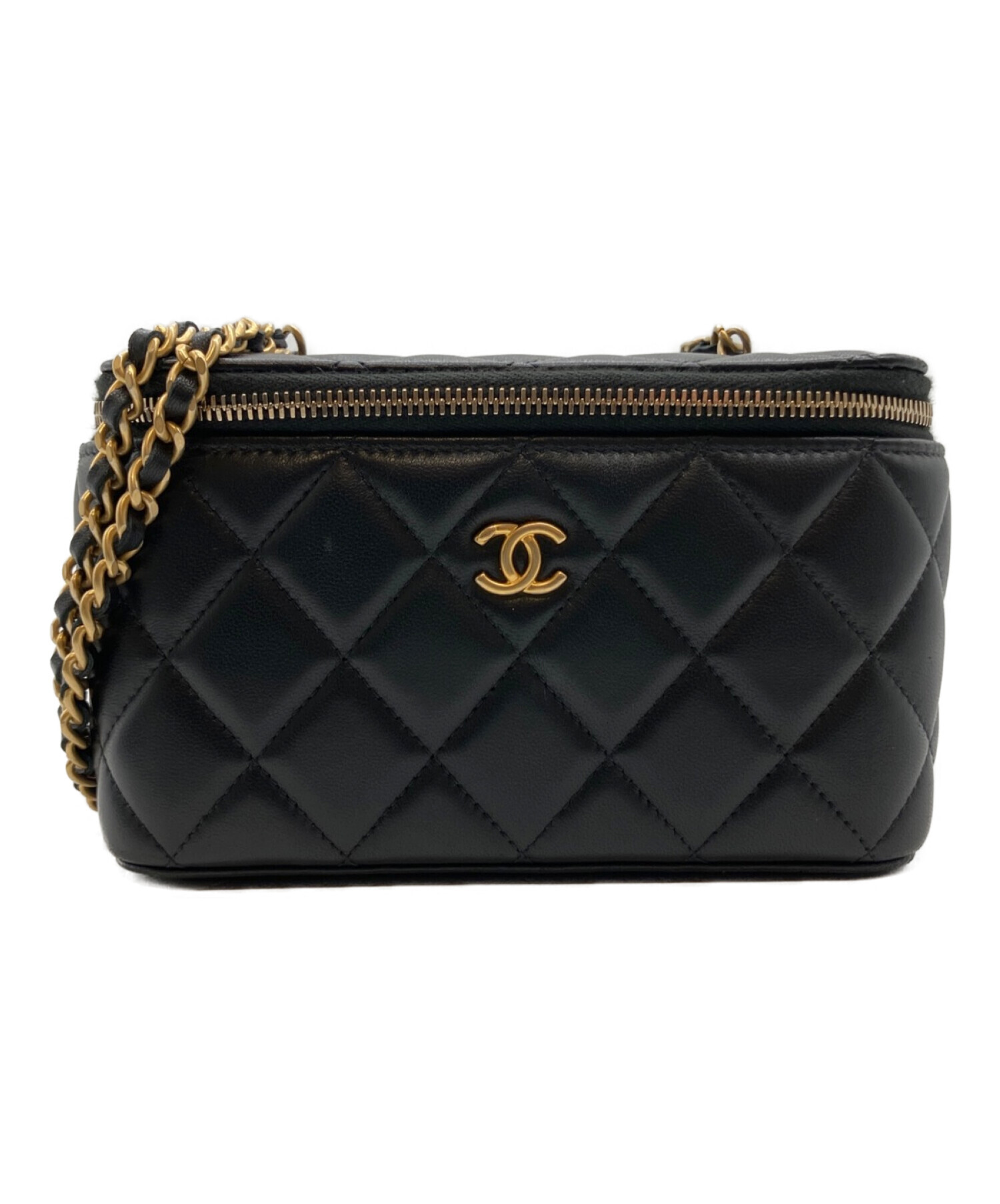 中古・古着通販】CHANEL (シャネル) マトラッセバニティーバッグ ブラック サイズ:16｜ブランド・古着通販 トレファク公式【TREFAC  FASHION】スマホサイト