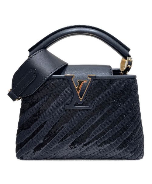 中古・古着通販】LOUIS VUITTON (ルイ ヴィトン) カプシーヌ ミニ ブラック サイズ:MINI｜ブランド・古着通販  トレファク公式【TREFAC FASHION】スマホサイト