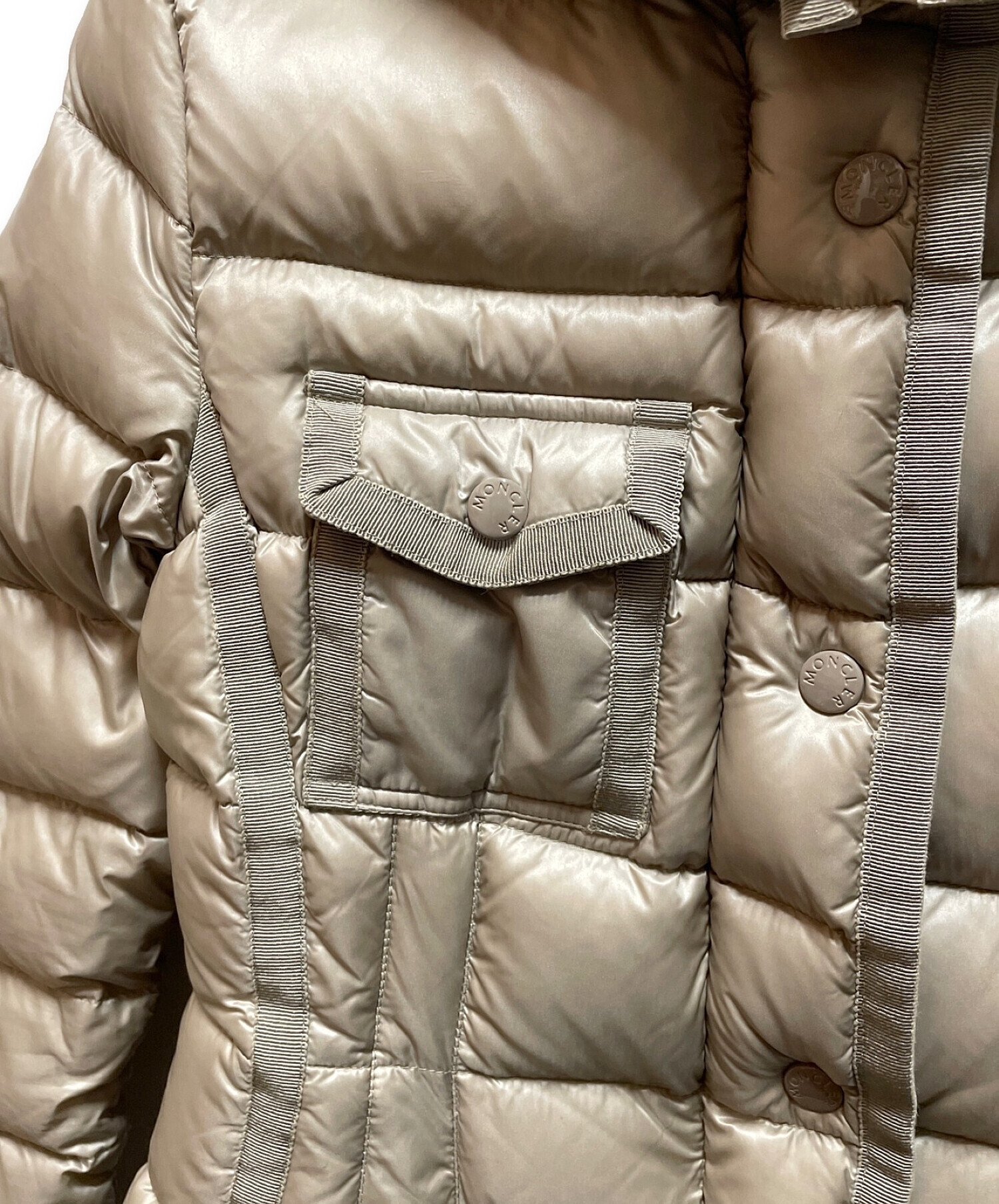 中古・古着通販】MONCLER (モンクレール) Hermine ベージュ サイズ:00 ...