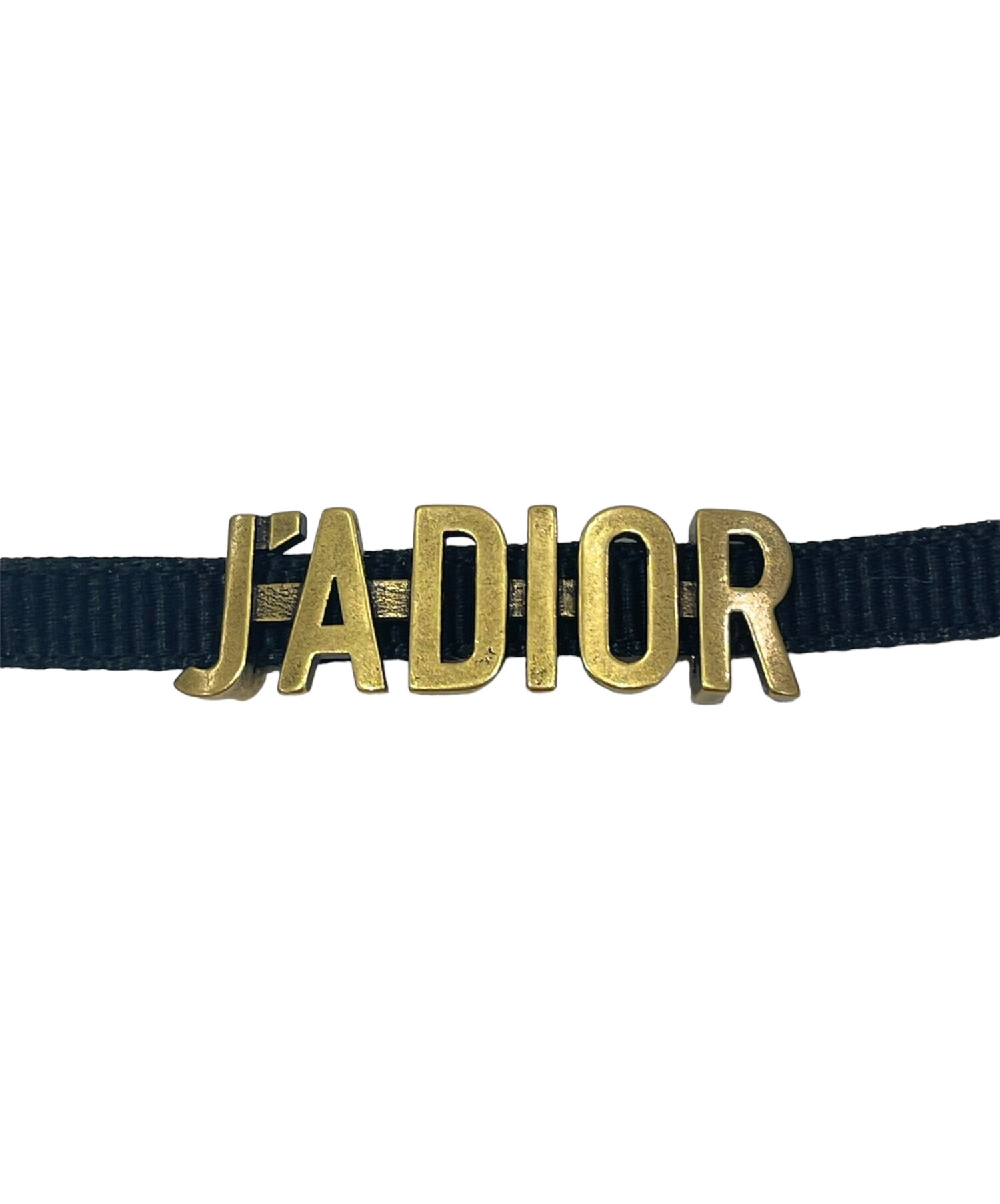 Christian Dior (クリスチャン ディオール) JADIOR チョーカー ゴールド×ブラック