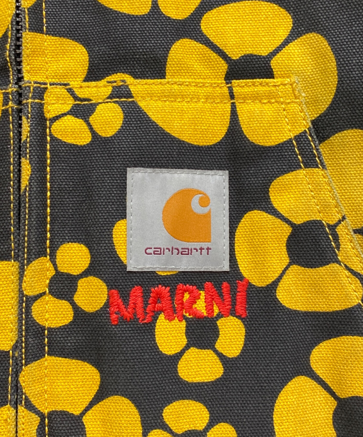 CarHartt (カーハート) MARNI (マルニ) フローラル フーデッド ジャケット サイズ:M