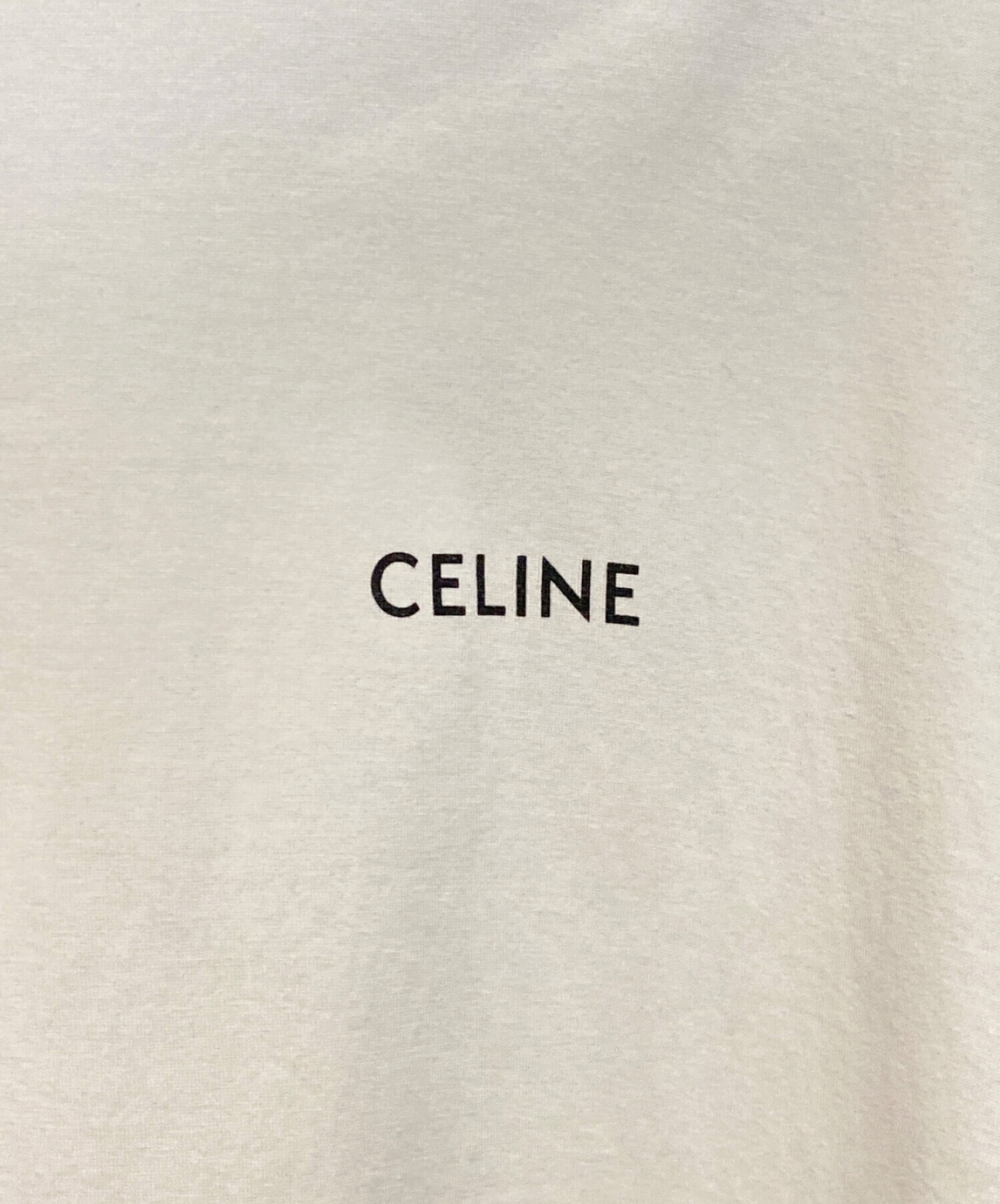CELINE (セリーヌ) ロゴカットソー ホワイト サイズ:L