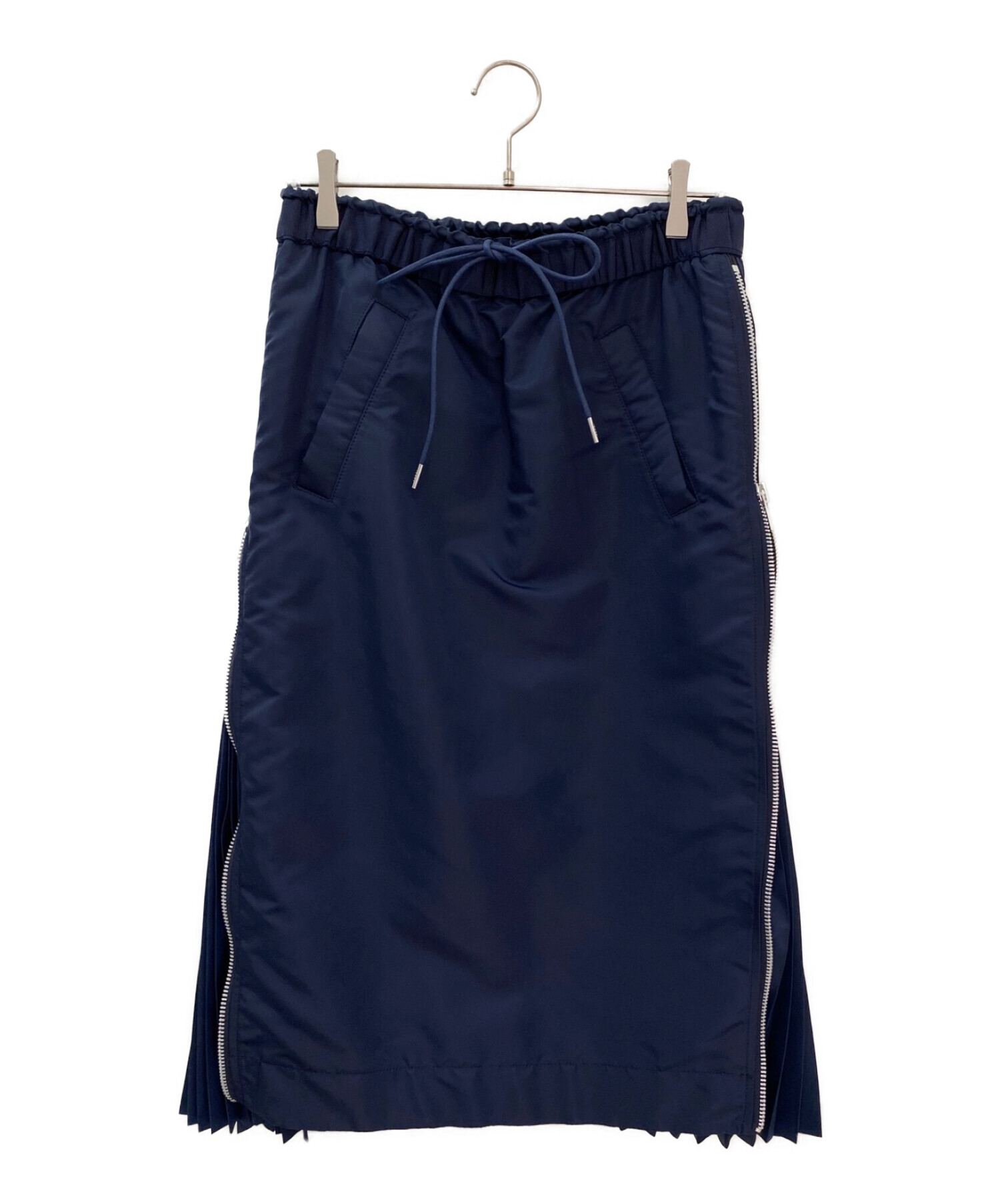 sacai (サカイ) Nylon Twill Skirt ネイビー サイズ:3