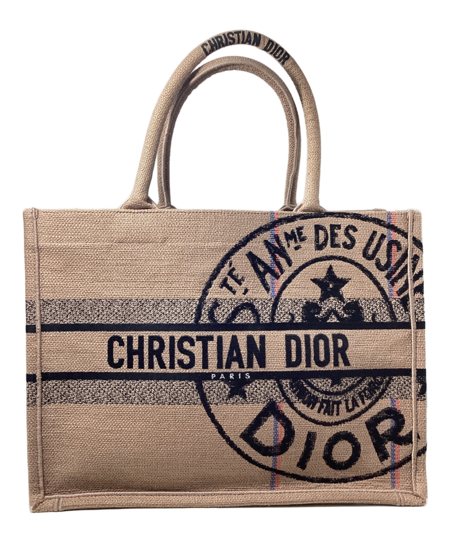 Christian Dior (クリスチャン ディオール) ブック トート　ミディアム ベージュ