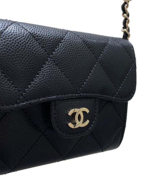 中古・古着通販】CHANEL (シャネル) チェーンショルダーポーチ 