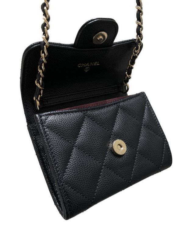 中古・古着通販】CHANEL (シャネル) チェーンショルダーポーチ 