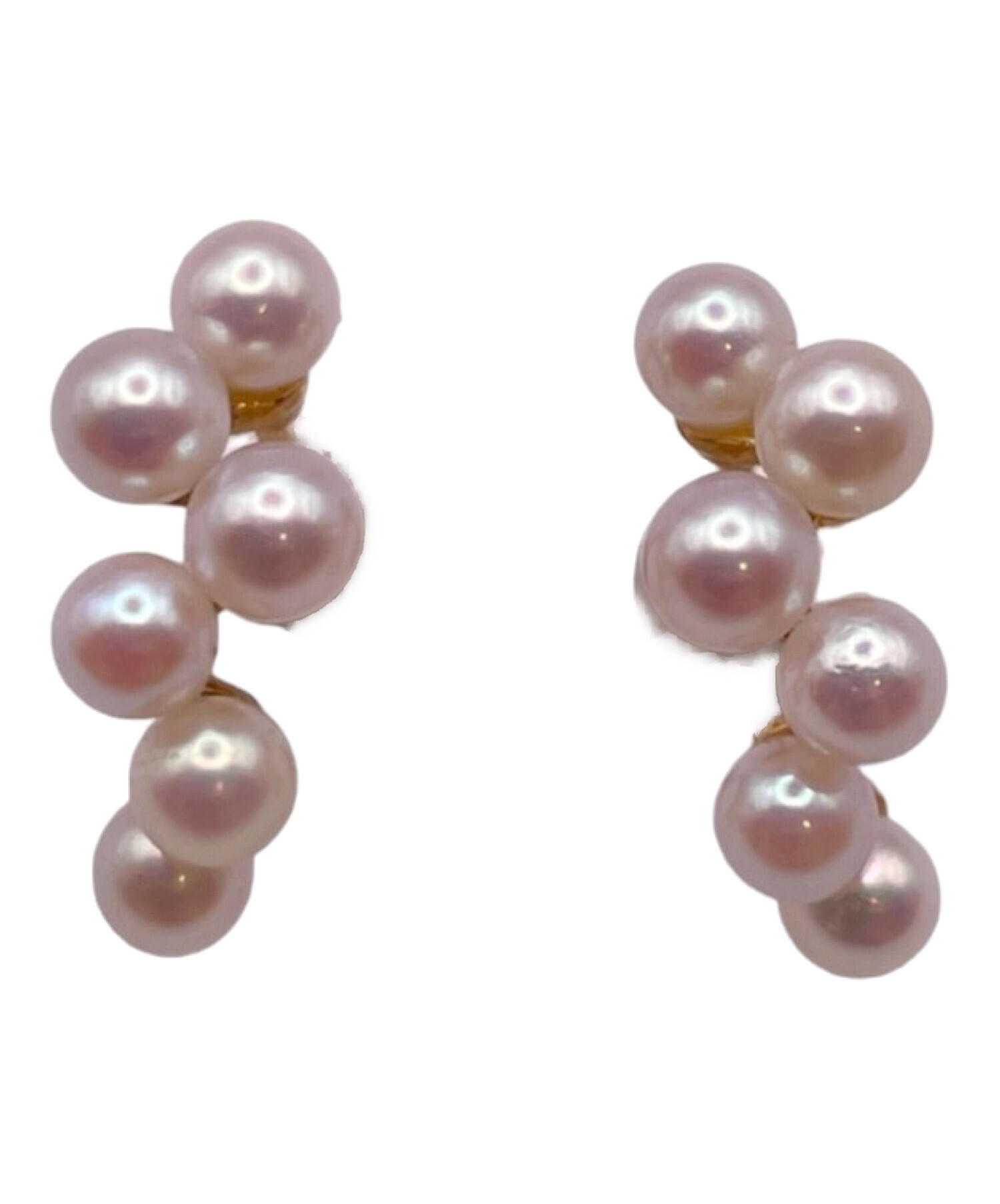 MIKIMOTO (ミキモト) 6連パールピアス