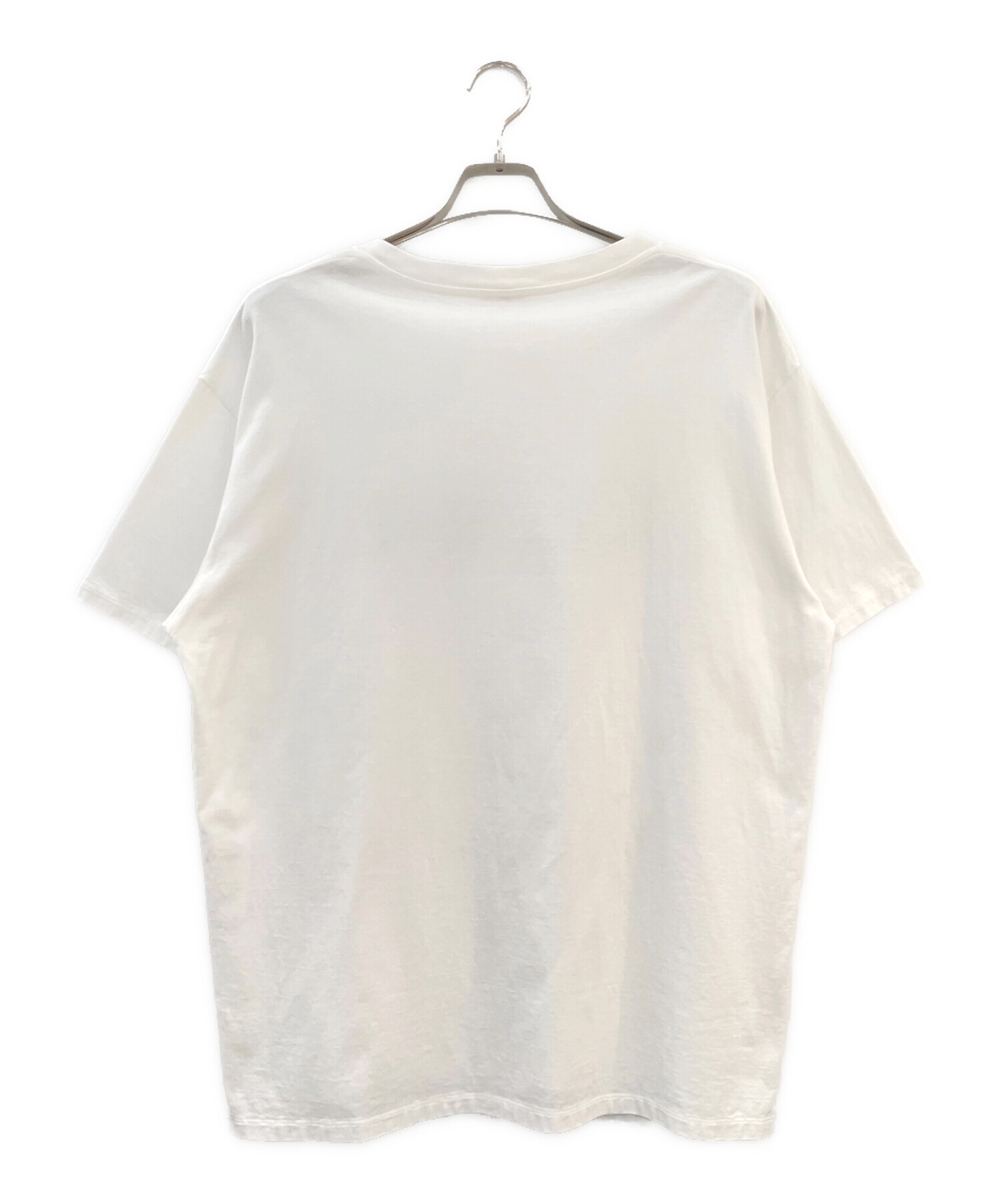 CELINE (セリーヌ) ロゴプリントルーズTシャツ ホワイト サイズ:L