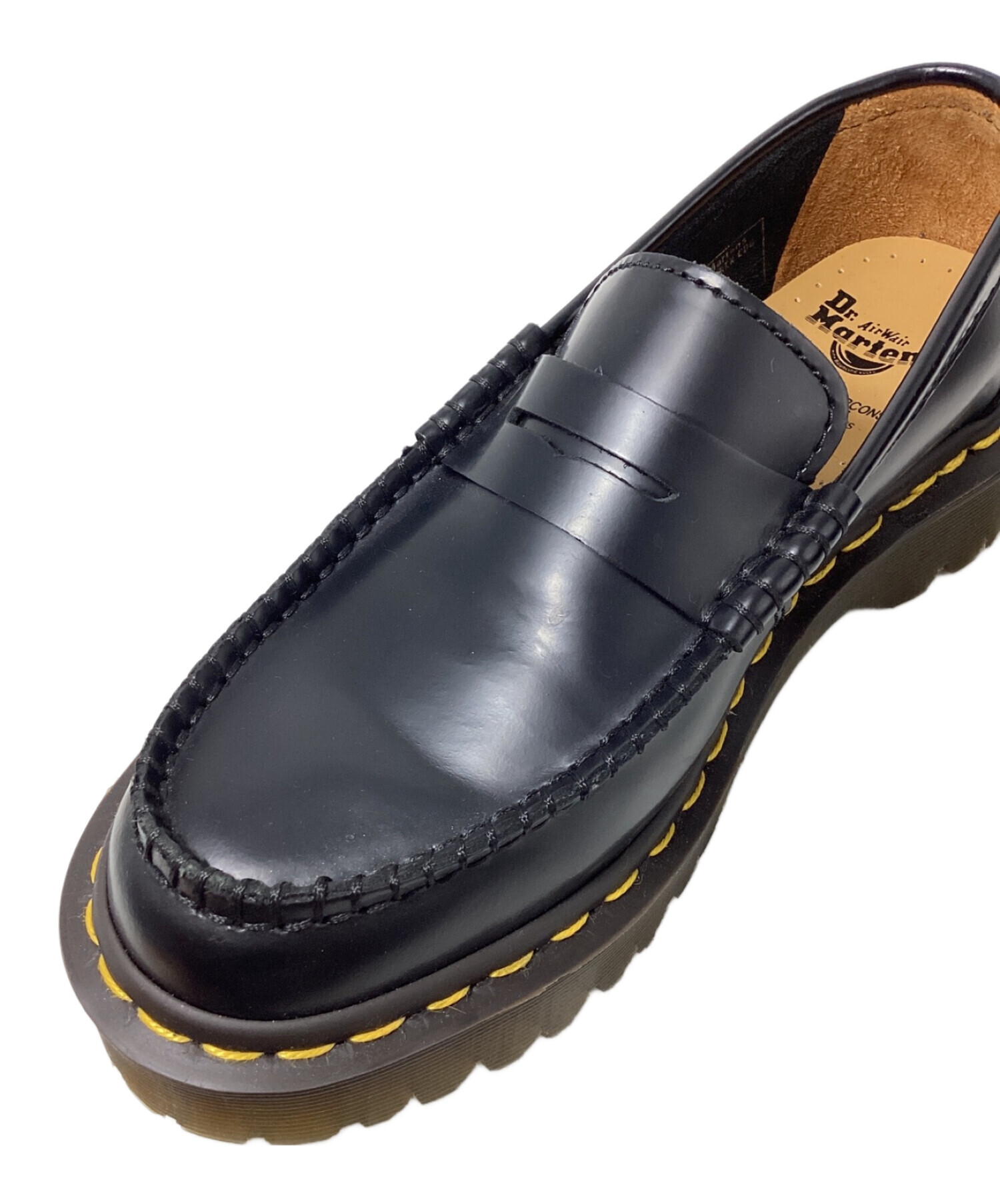 中古・古着通販】COMME des GARCONS COMME des GARCONS (コムデギャルソン コムデギャルソン) Dr.Martens ( ドクターマーチン) レザーローファーシューズ ブラック サイズ:23｜ブランド・古着通販 トレファク公式【TREFAC FASHION】スマホサイト