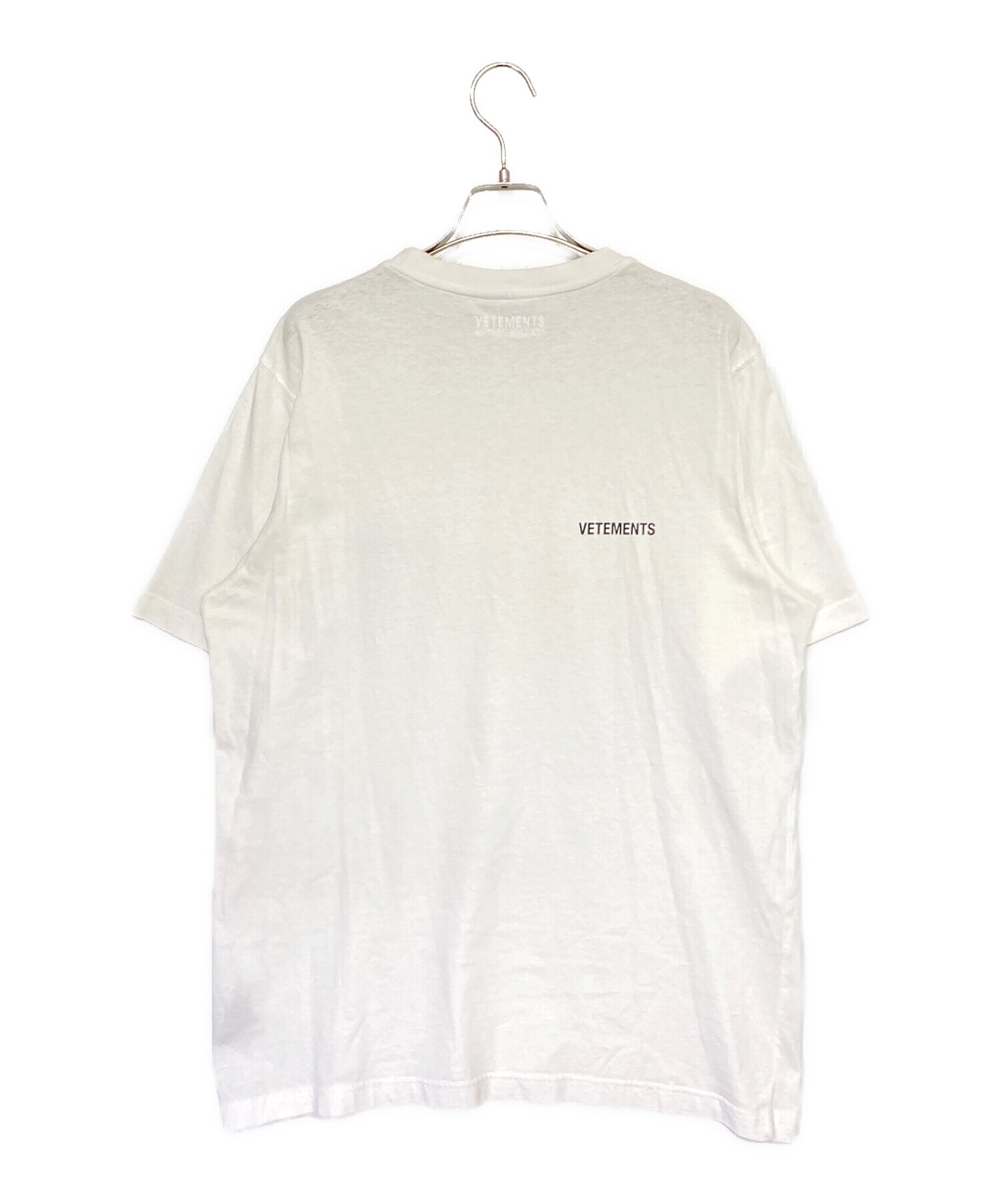 中古・古着通販】VETEMENTS (ヴェトモン) ワンポイントロゴカットソー ...