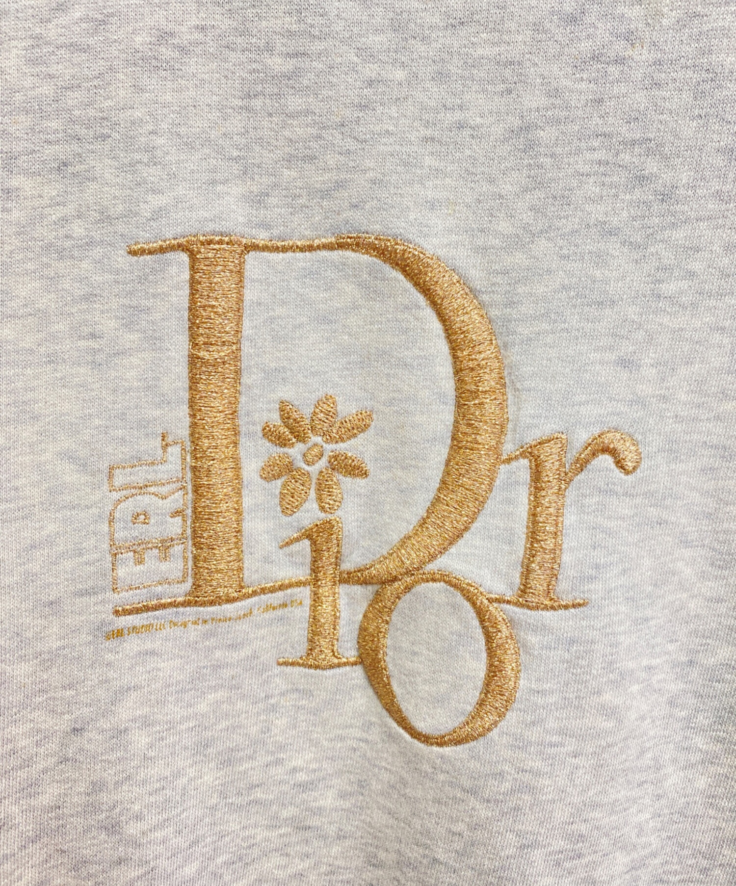 中古・古着通販】Dior (ディオール) ERL (イーアールエル) ロゴ刺繍オーバーサイズスウェット グレー サイズ:L｜ブランド・古着通販  トレファク公式【TREFAC FASHION】スマホサイト