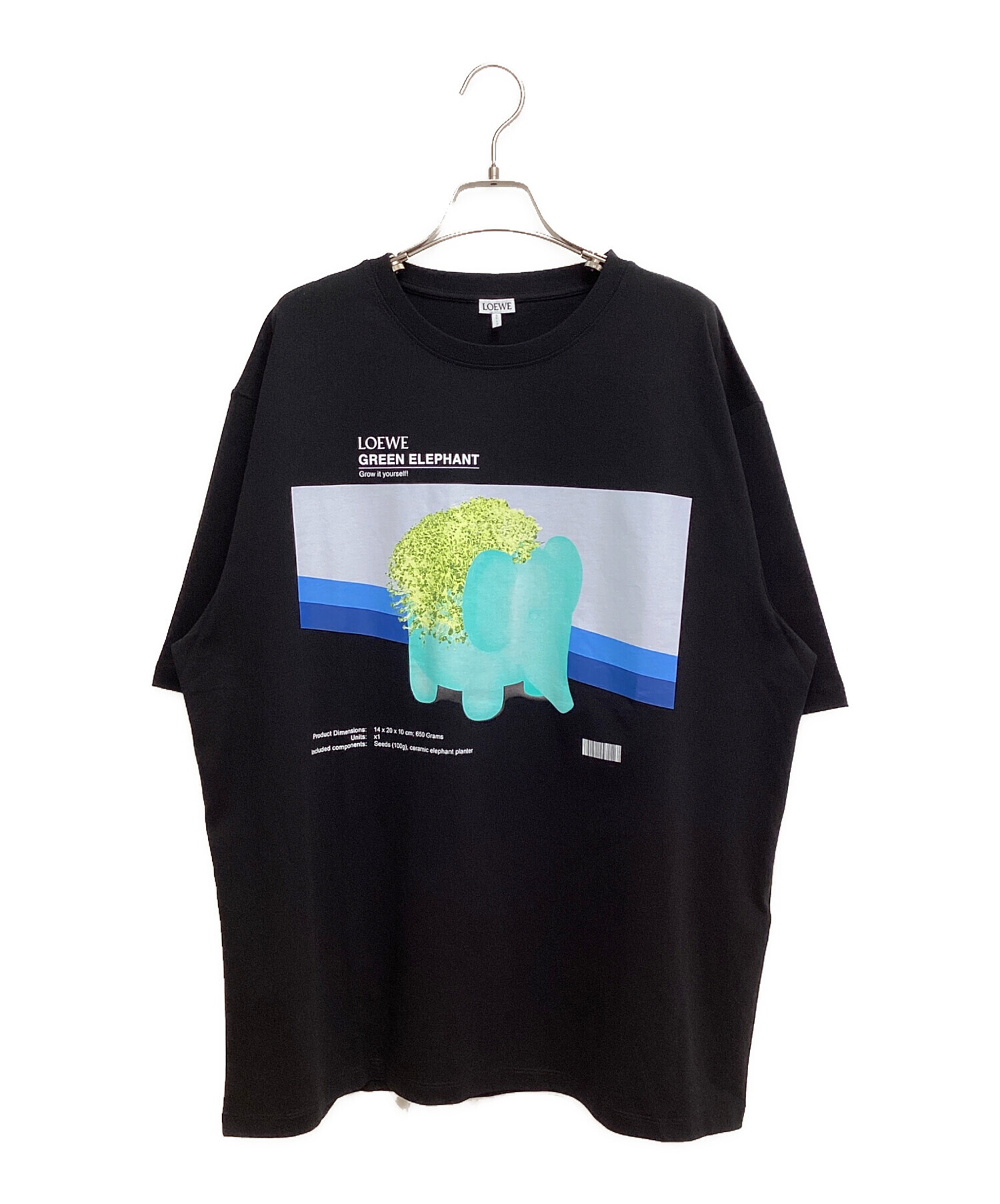 中古・古着通販】LOEWE (ロエベ) チアエレファントTシャツ ブラック サイズ:L｜ブランド・古着通販 トレファク公式【TREFAC  FASHION】スマホサイト