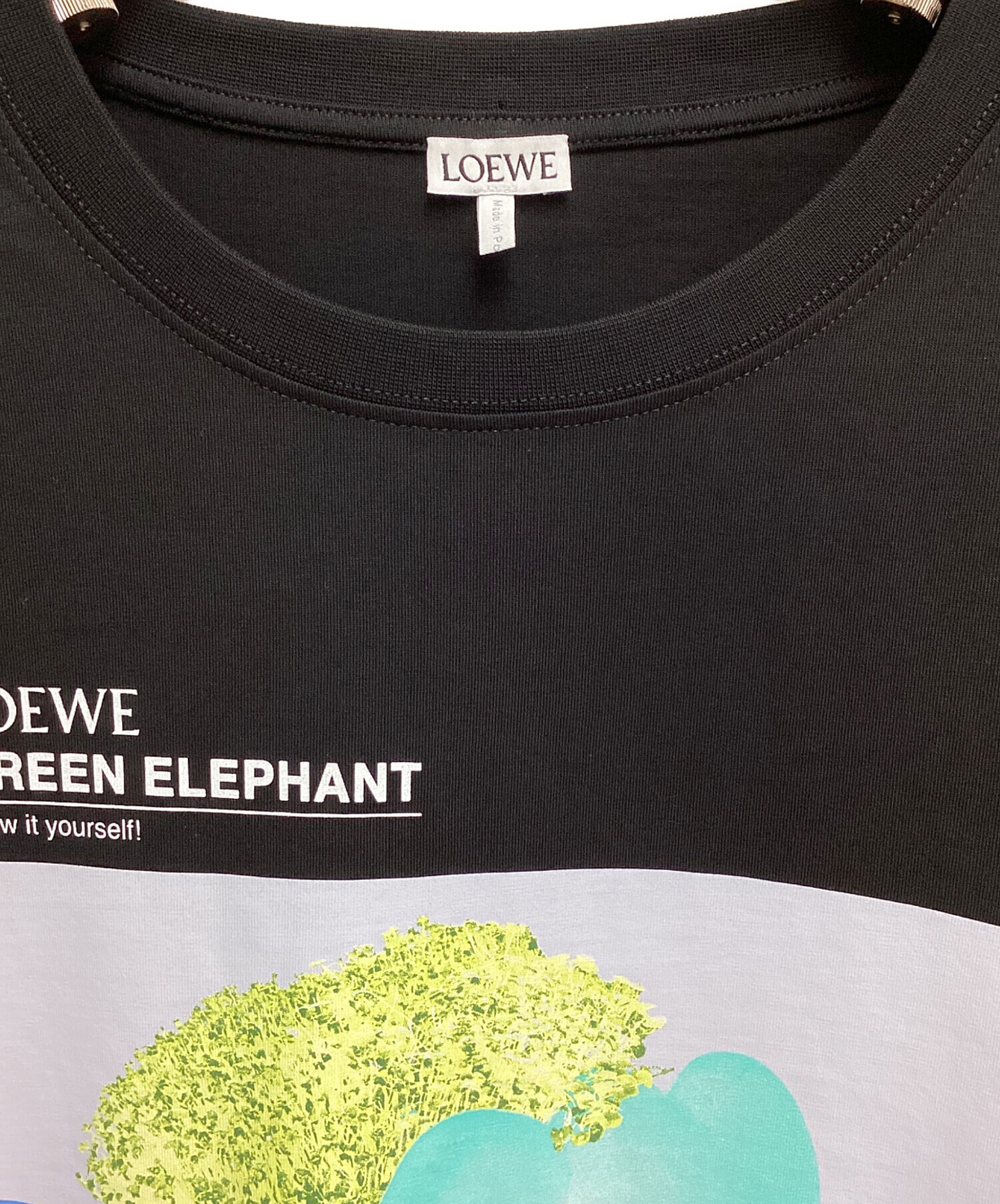 中古・古着通販】LOEWE (ロエベ) チアエレファントTシャツ ブラック サイズ:L｜ブランド・古着通販 トレファク公式【TREFAC  FASHION】スマホサイト