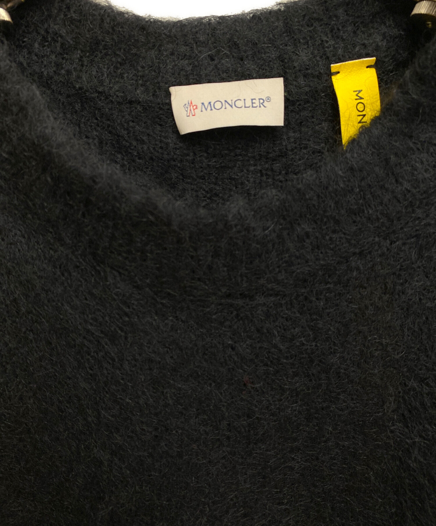 中古・古着通販】MONCLER GENIUS FRAGMENT DESIGN 21AW FRAGMENT DESIGN GIROCOLLO  TRICOT MOHAIR KNIT （フラグメントデザインモヘヤニット） ブラック サイズ:M｜ブランド・古着通販 トレファク公式【TREFAC  FASHION】スマホサイト