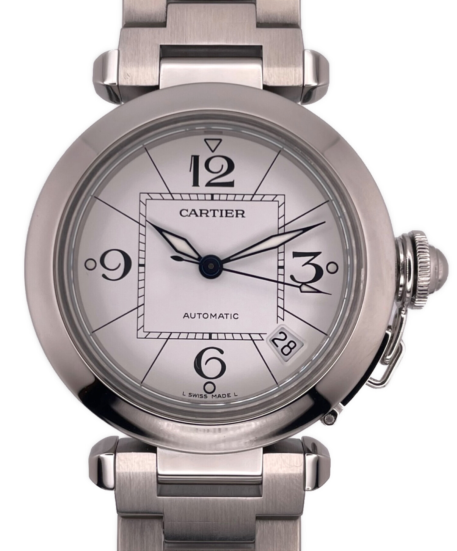 Cartier (カルティエ) パシャC Ref.W31043M7 白文字盤 サイズ:35mm