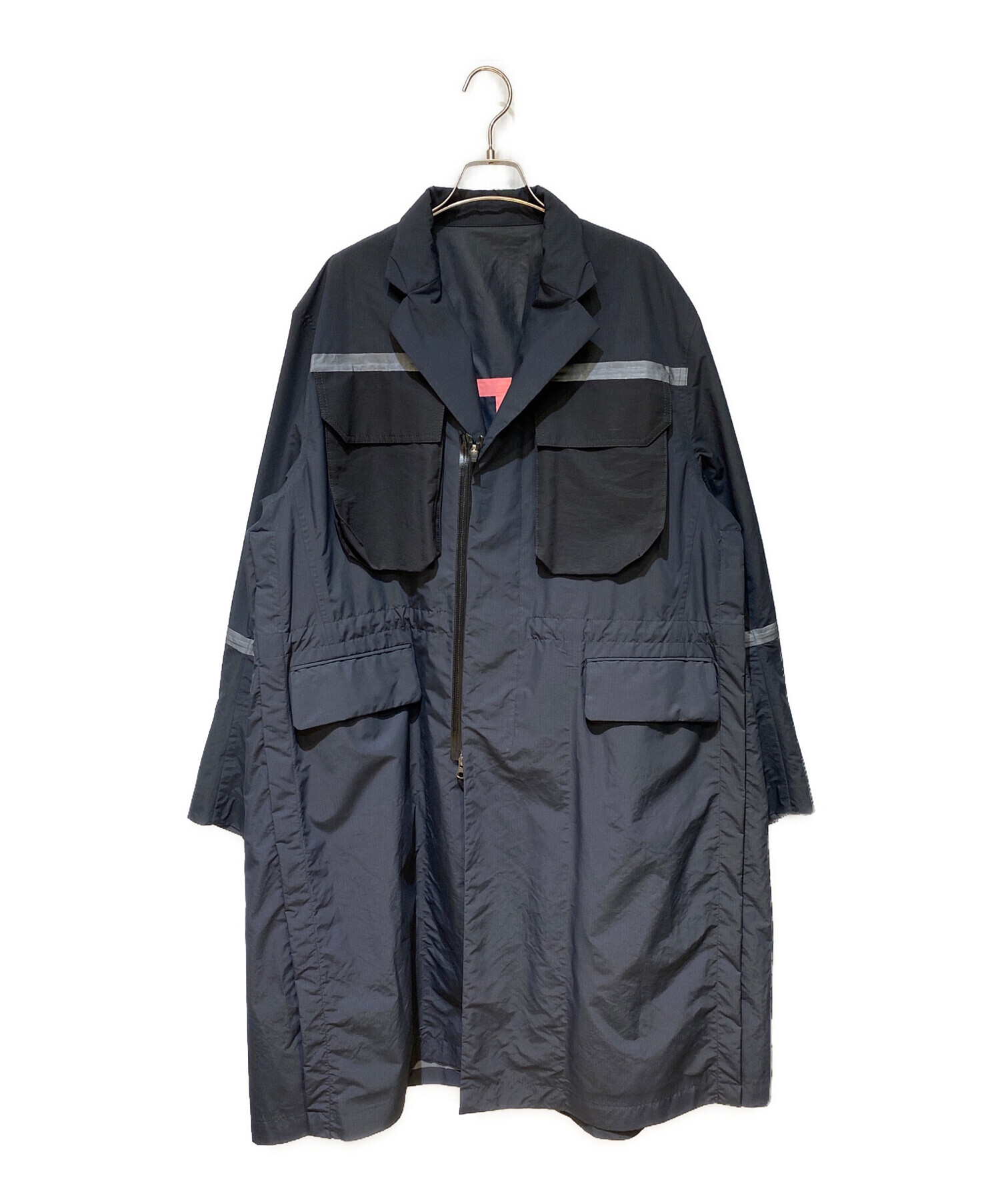 中古・古着通販】sacai (サカイ) Ripstop nylon military coat（リップストップナイロンミリタリーコート）  ダークネイビー サイズ:3｜ブランド・古着通販 トレファク公式【TREFAC FASHION】スマホサイト