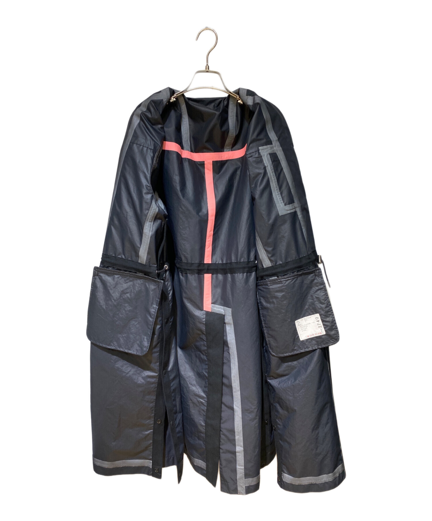 中古・古着通販】sacai (サカイ) Ripstop nylon military coat（リップストップナイロンミリタリーコート）  ダークネイビー サイズ:3｜ブランド・古着通販 トレファク公式【TREFAC FASHION】スマホサイト