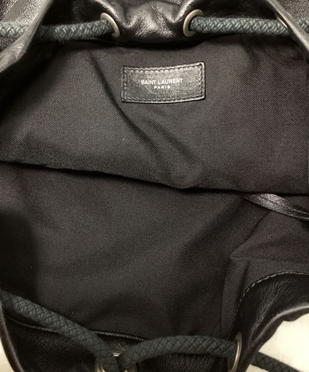 中古・古着通販】Saint Laurent Paris (サンローランパリ) City Sailor Back Pack（シティセーラーバックパック）  ブラック サイズ:-｜ブランド・古着通販 トレファク公式【TREFAC FASHION】スマホサイト