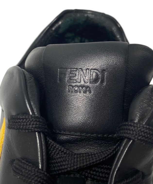 FENDI (フェンディ) バグズモンスタースニーカー ブラック サイズ:9