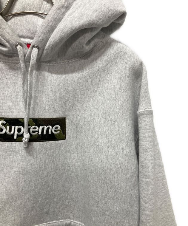 中古・古着通販】SUPREME (シュプリーム) Box Logo Hooded Sweatshirt ライトグレー サイズ:S｜ブランド・古着通販  トレファク公式【TREFAC FASHION】スマホサイト