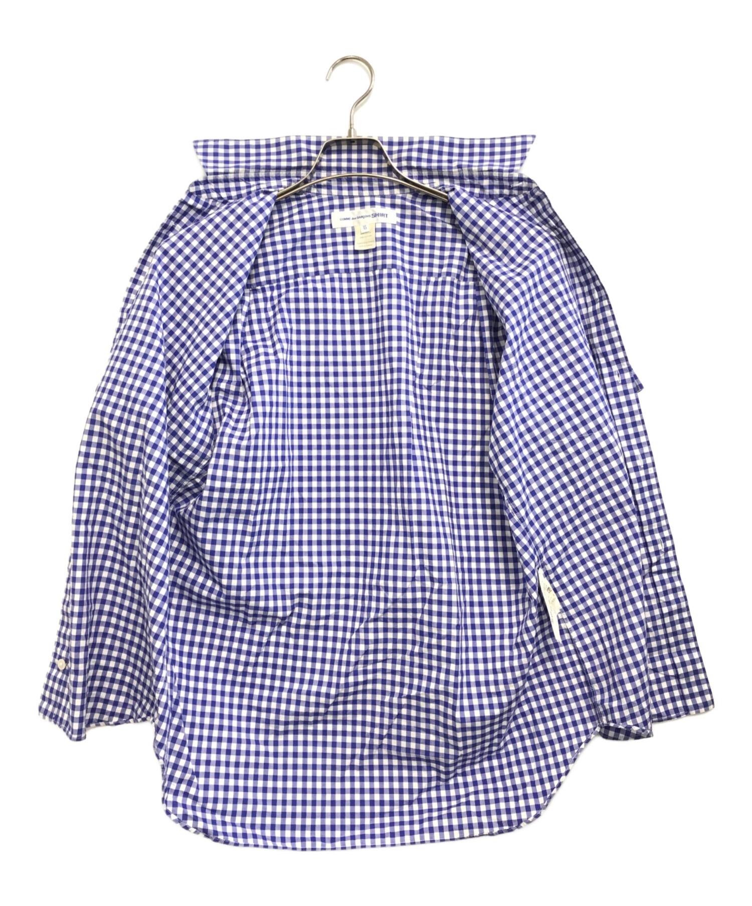 中古・古着通販】COMME des GARCONS SHIRT (コムデギャルソンシャツ) ギンガムチェックシャツ スカイブルー サイズ:XS｜ブランド・古着通販  トレファク公式【TREFAC FASHION】スマホサイト