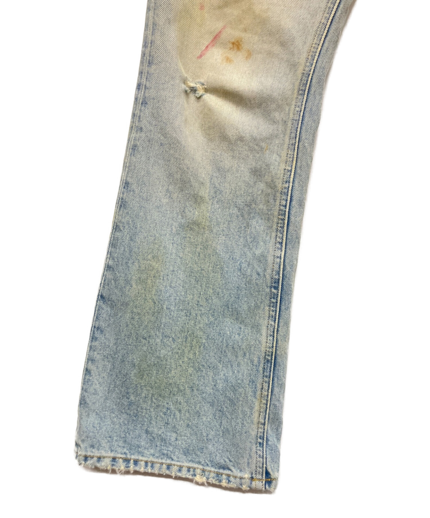 中古・古着通販】Maison Margiela (メゾンマルジェラ) Dirty Wash Denimパンツ スカイブルー  サイズ:28｜ブランド・古着通販 トレファク公式【TREFAC FASHION】スマホサイト