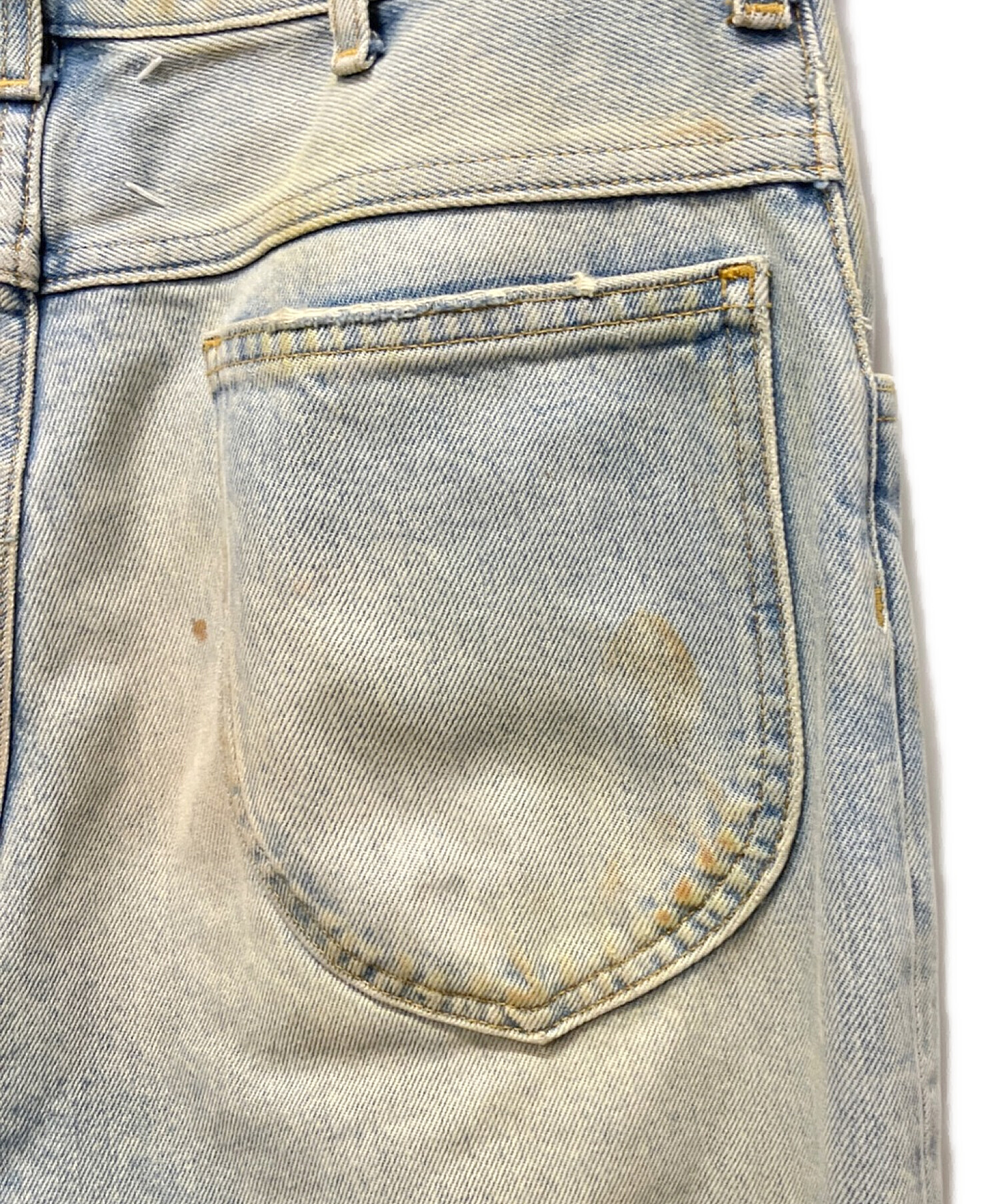 中古・古着通販】Maison Margiela (メゾンマルジェラ) Dirty Wash Denimパンツ スカイブルー  サイズ:28｜ブランド・古着通販 トレファク公式【TREFAC FASHION】スマホサイト