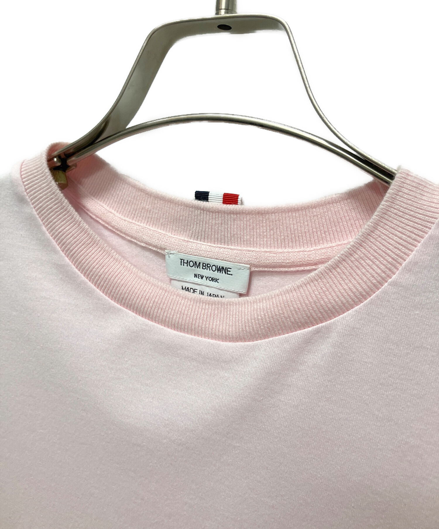 中古・古着通販】Thom Browne (トムブラウン) Tシャツ ピンク サイズ 