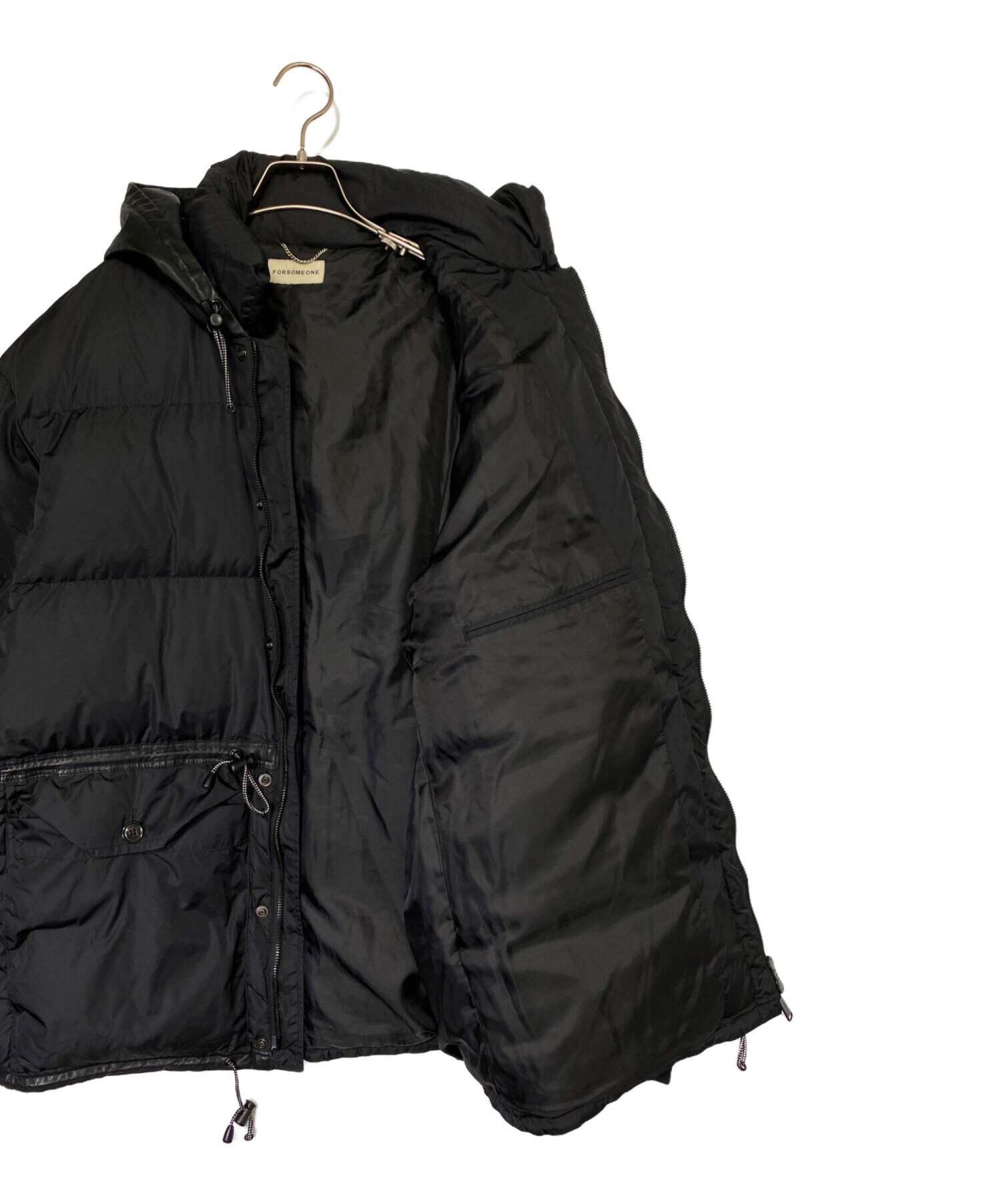 FORSOMEONE (フォーサムワン) CLIMBER DOWN JACKET ブラック サイズ:48